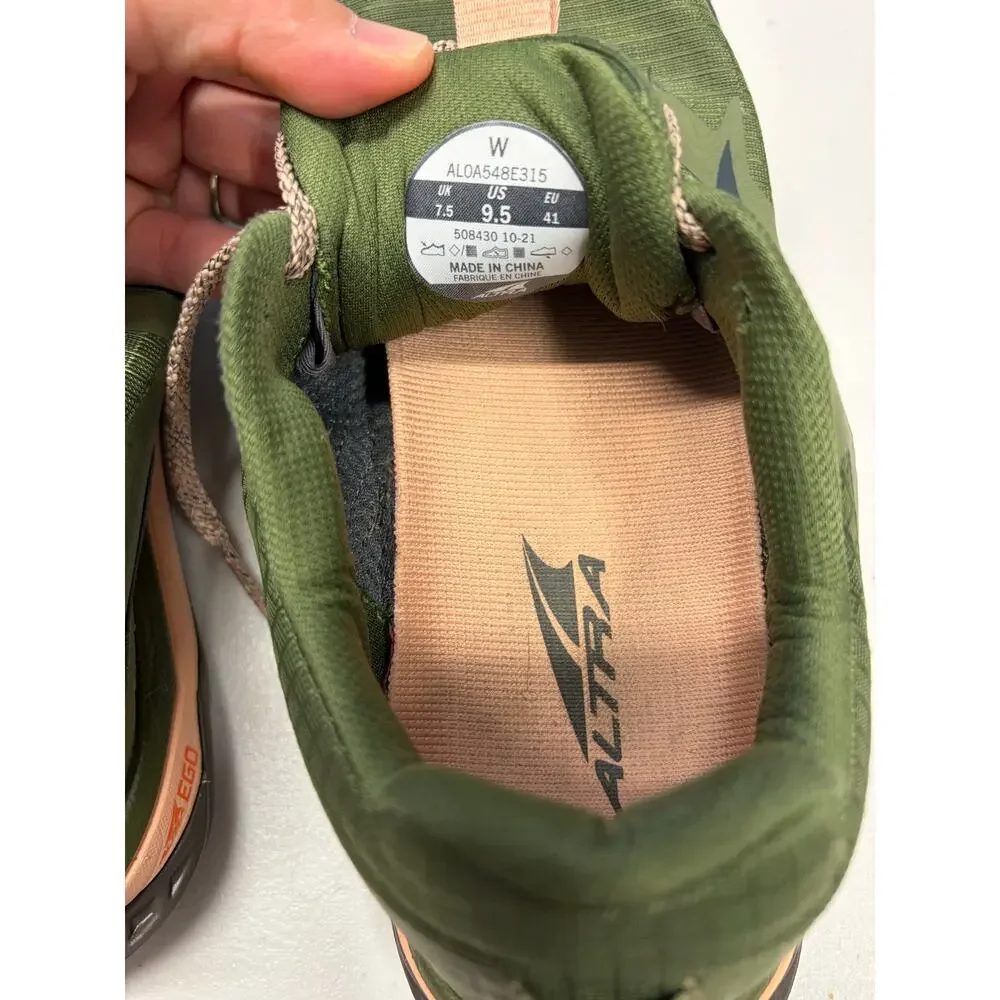 ALTRA WOMENS LONE PEAK 6 Green size 9.5 Women’s shoes